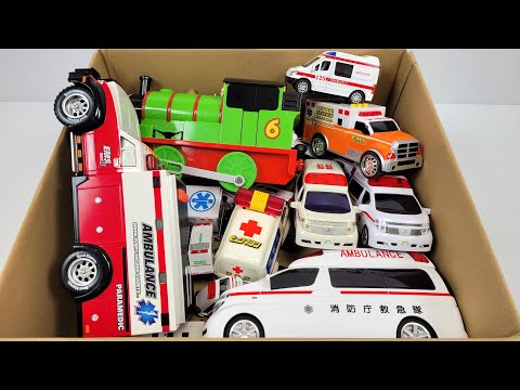 救急車ミニカーが緊急走行！坂道走行テスト！サイレン鳴る☆ Ambulance miniature car makes an emergency run! Hill driving test