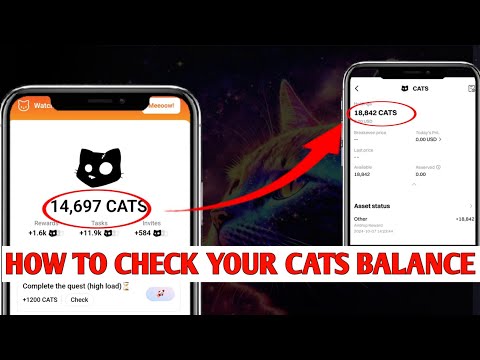 HOW TO CHECK CATS AIRDROP BALANCE ON YOUR WALLET