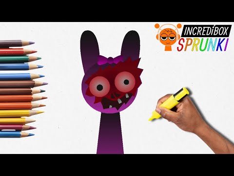 How to Draw Pinki Horror - INCREDIBOX Sprunki | Normal vs Horror Tutorial