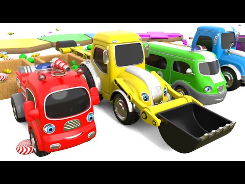 🎁 Surprise Gift Car Cartoon For Kids with Color Fun - Kooxa Toys