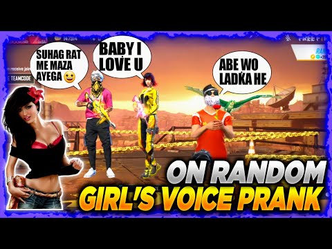 GIRLS VOICE PROPOSING PRANK ON RANDOM 😅|| FREEFIRE BEST PRANK EVER😱|| FT. HWK INDORI