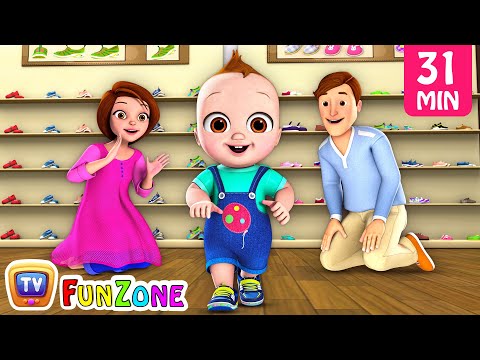 Baby Shoes Song + More ChuChu TV Funzone Nursery Rhymes & Toddler Videos