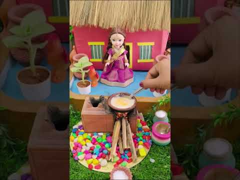 Miniature Cooking 🧑‍🍳 Ravva Kesari | Mini foods 🍱 Mini Sweets 🍫