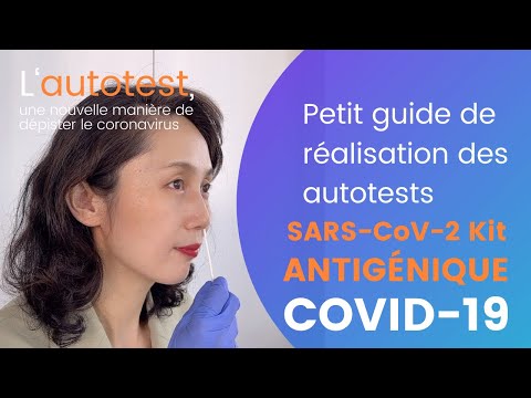 Comment réaliser un autotest Rapide pour le SARS-CoV-2 à domicile avec le kit Goldsite Antigen ?