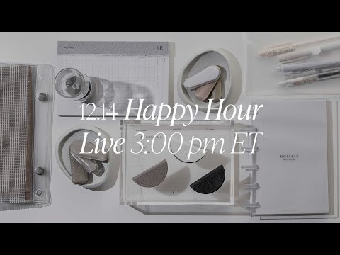 ❄️ Winter Planning Favorites ❄️ | Happy Hour Live 12.14.23 | Cloth & Paper