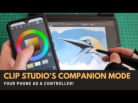 Clip Studio Paint's Companion Mode on your phone