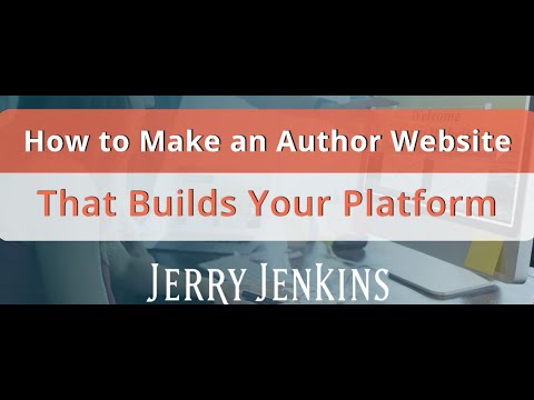 How to Make an Author Website That Builds Your Platform