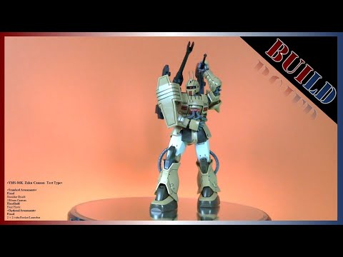 Build - HG Zaku Cannon Test Type *ASMR*