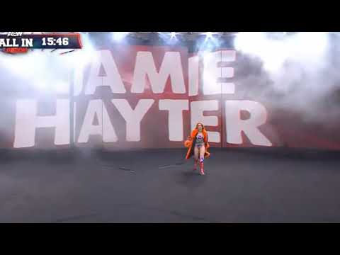 Jamie Hayter Return Entrance ALL IN LONDON 2024