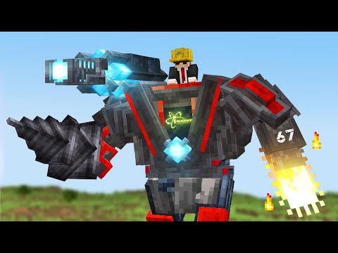 Crafting Mechs in Minecraft