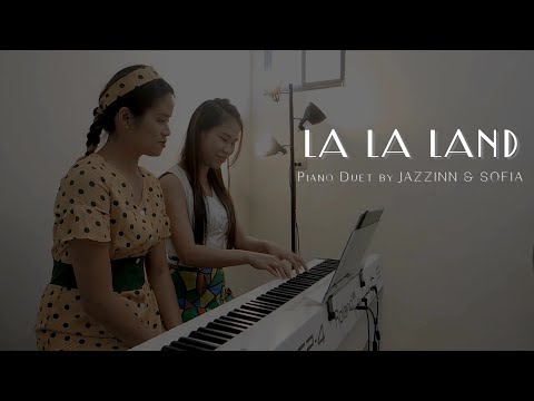 City of Stars + Another Day of Sun | 電影 《LA LA LAND》原聲帶 - Piano duet by JAZZINN & Sofia