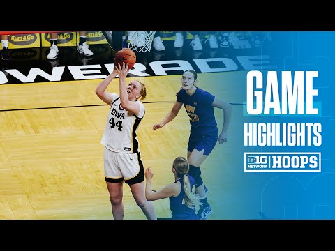 UNI at Iowa | Highlights | Big Ten Women’s Basketball | 12/20/2024