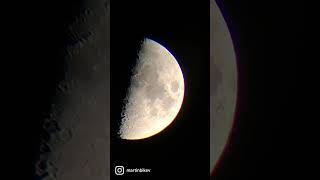 Observing the Moon | Slokey |SkyWays tm 50080 Telescope | Hamburg | Deutschland  #halloween #moon