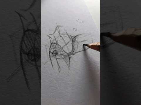 Easy way to draw hips & thighs , tutorial for beginners #shorts