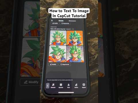 How to Text To Image in CapCut Tutorial