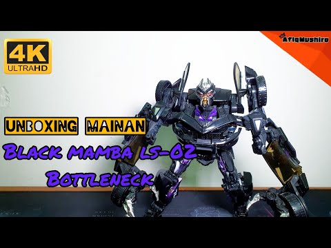 Unboxing Mainan | Transformers | Black Mamba LS-02 Bottleneck aka Barricades (BAHASA MELAYU)