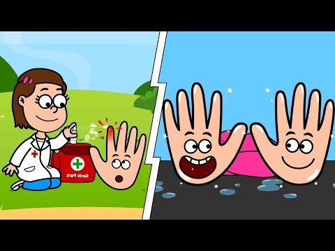 BOO BOO SONG - WASH YOUR HANDS SONG - Kids Music - Children's Songs - Cartoons - Healthy Habits