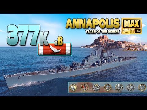 Cruiser Annapolis with an outstanding game - World of Warships