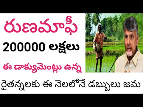 rythu runa mafi 2024 ap latest news||rythu runa mafi 2024 andhra pradesh lastest news