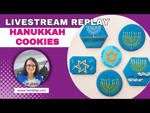 Hanukkah Cookies - Live Cookie Decorating |Episode 240|