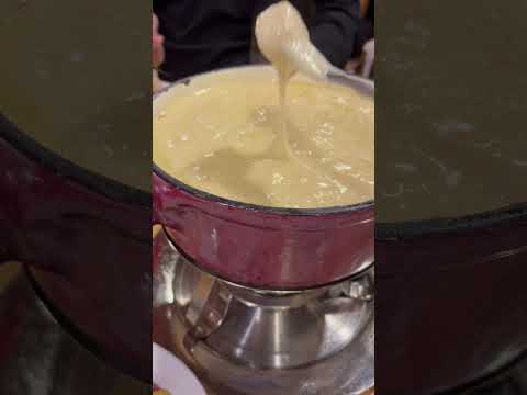 Cheese Fondue in Switzerland!