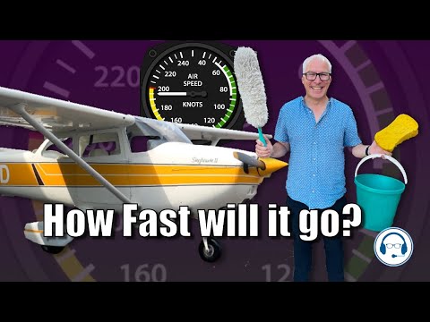 Experiment: How much faster does a clean aeroplane go?