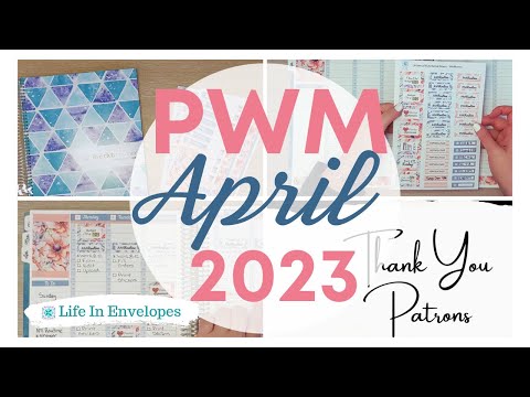 Plan with Me / TBM LRP / The Budget Mom / Live Rich Planner / April 2023 / Life In Envelopes