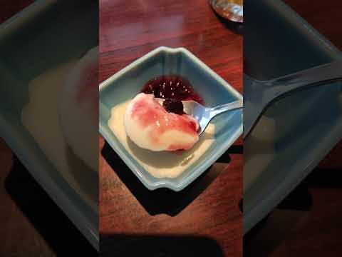 【叙々苑ランチ】デザートの杏仁豆腐！