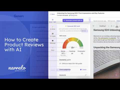 How to Generate Product Reviews with AI