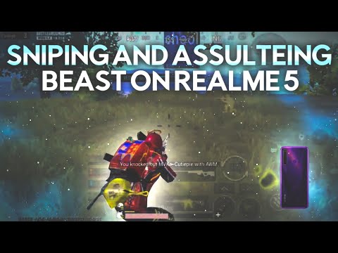 SNIPING AND ASSULTEING BEAST ON REALME 5 🥵 AASHIQUI 2 MASHUP 💔BGMI MONTAGE ON REALME 5⚡5 finger claw