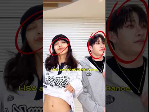 Lisa and Bangchan dance #kpop #lisa #bangchan #shorts #blink #stay #ytshort  #straykids #blackpink