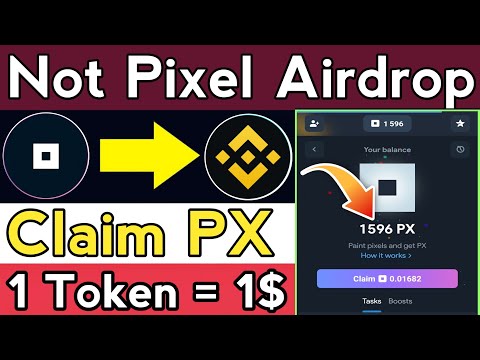 Not Pixel Airdrop how to Play || Not Pixel Mining || Not Pixel listing | Not Pixel Withdrawal || not