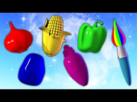 🌈🥦 Learn Colors with Vegetables in a Shiny New Adventure - Panda Bo Finger Family & Kids Songs