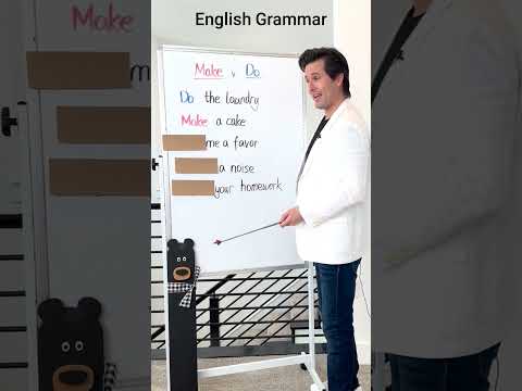 English Grammar - Make vs  Do #englishgrammar #learnenglish #englishteacher