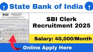 SBI Clerk Recruitment 2025 | Step-by-Step Application Process