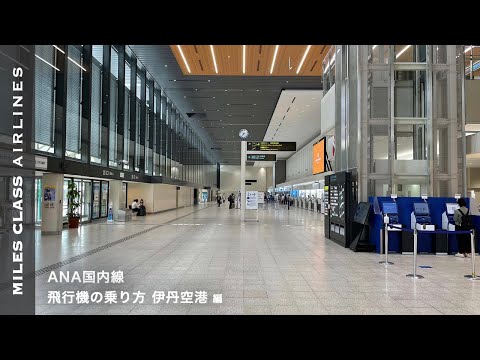 ANA Domestic Flight Osaka Itami Airport (Flight Course Osaka Itami Tokyo Haneda) ITM/HND