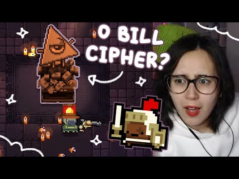 Fui ABENÇOADA Nesse Jogo! 🔫🗑 Enter The Gungeon - tiemiau