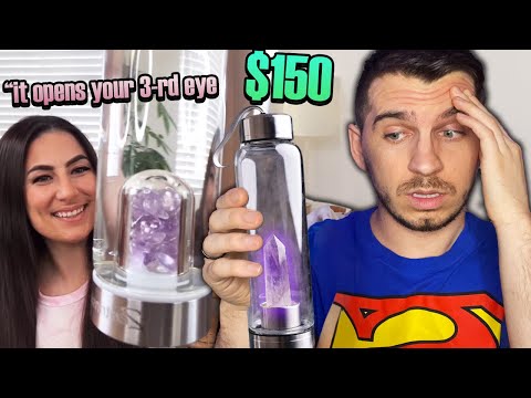 The $150 Rich People Crystal Water Bottle