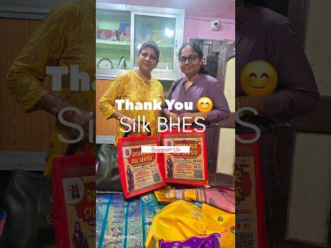 পুজোতে বিষ্ণুপুরি Silk এর shopping টা Silk BHES থেকে👍#customerreview #bishnupurisilk #viralvideo