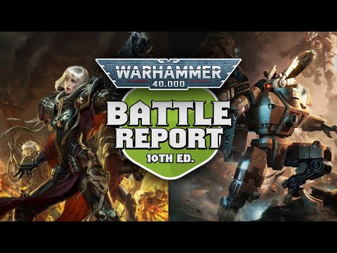 Adepta Sororitas vs T'au Warhammer 40k 10th Edition Battle Report Ep 46