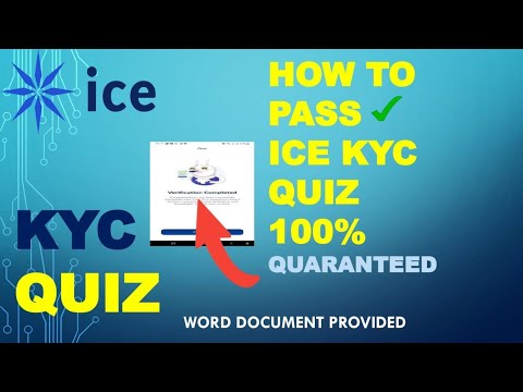 Ice Quiz Kyc/ Ice Quiz Answers/ Ice Network kyc Step 3 Quiz/ Ice Network Update