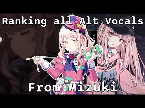 Ranking ALL Mizuki Alt Vocals [Project Sekai]