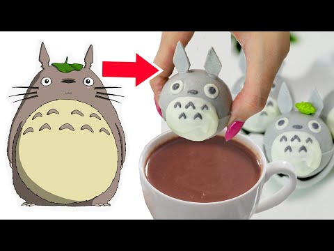 I Turned Totoro into Hot Chocolate Bombs!