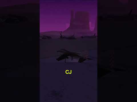 GTA San Andreas CJ can FLY the Jet (Cheat Code)