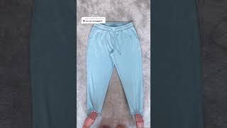 How to fold joggers