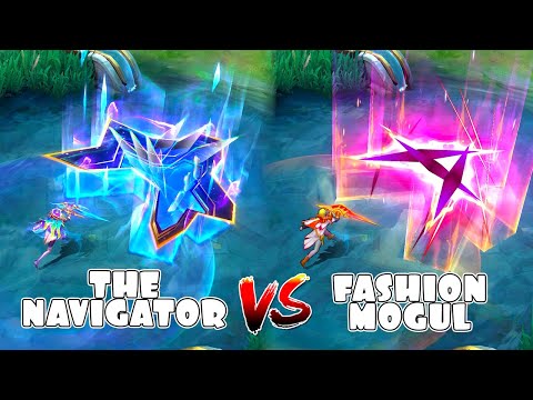 Nolan The Navigator 11.11 Skin VS Fashion Mogul Starlight Skin Comparison