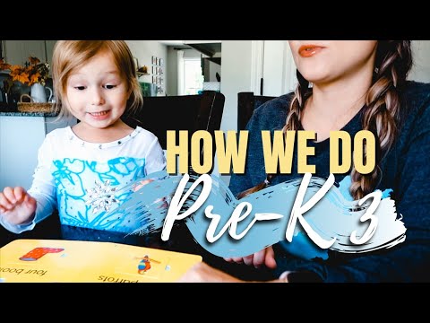 HOMESCHOOLING PRE-K 3 // The Simple Ways I Teach My 3 Year Old