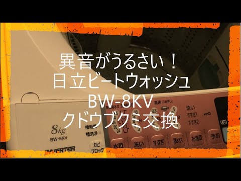 異音がうるさい！ビートウォッシュ、分解してクドウブクミ交換と洗浄をしてみました！