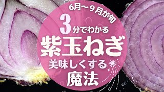 【紫玉ねぎ】の下処理と美味しく食べる方法！絶対やってほしい！！