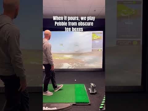 Officially indoor golf season #golf #golfswing #golfsimulator #skytrak